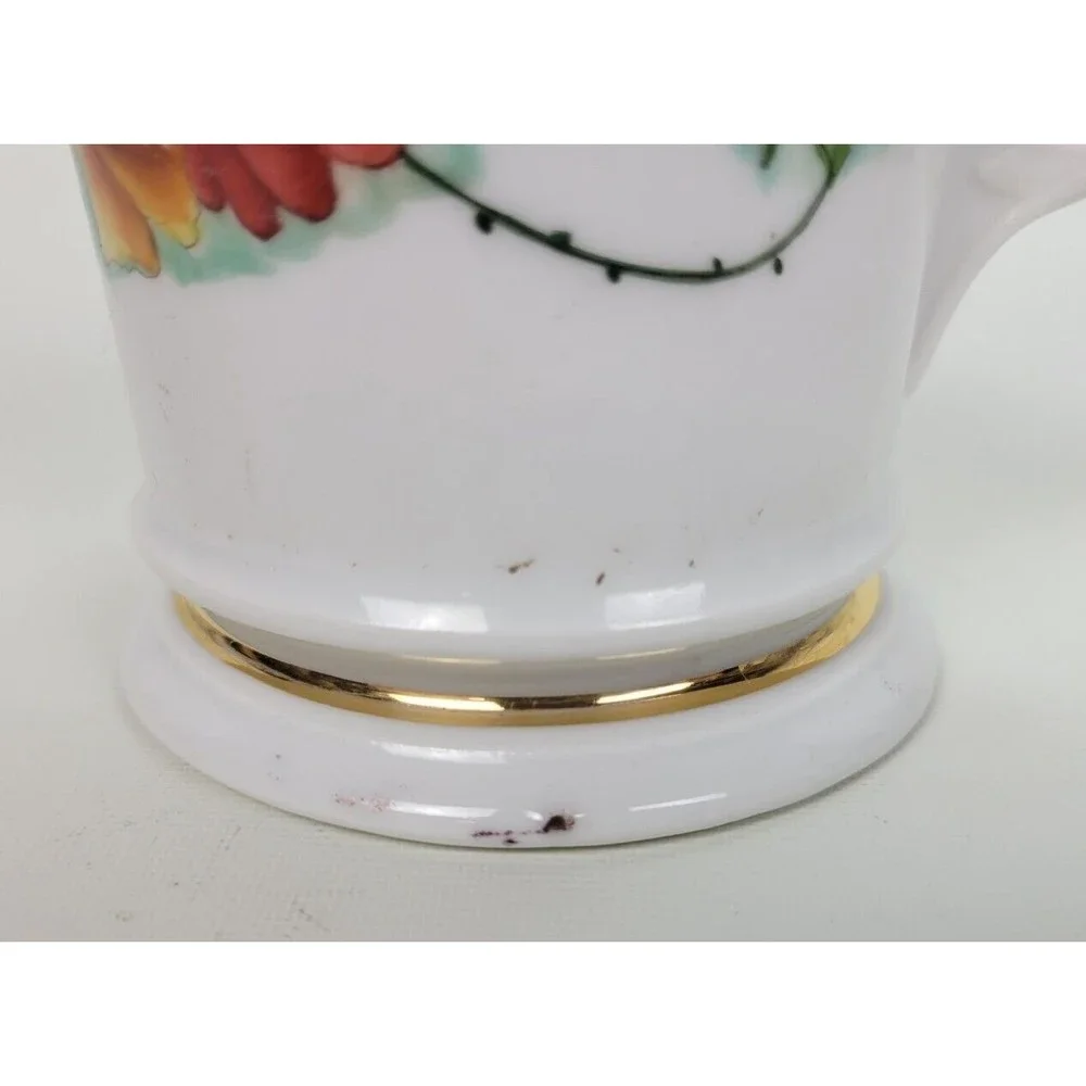 Vintage Koken Babers Supply Shaving Mug‎ Roses Germany